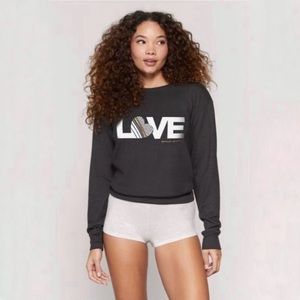 NWT SPIRITUAL GANGSTER | Savasana LOVE Sweatshirt | Sz S